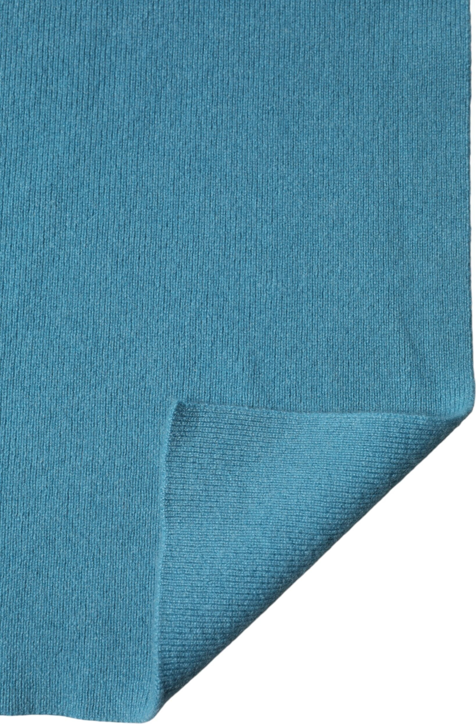 Blaue Kaschmir-Strick-Schal von Dolce & Gabbana