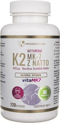 Capsules Yango Progress Labs Vitamin K2 Vita MK7