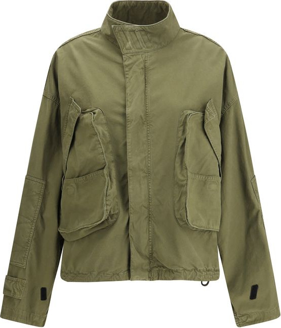 Green Cotton Clothing Jacket