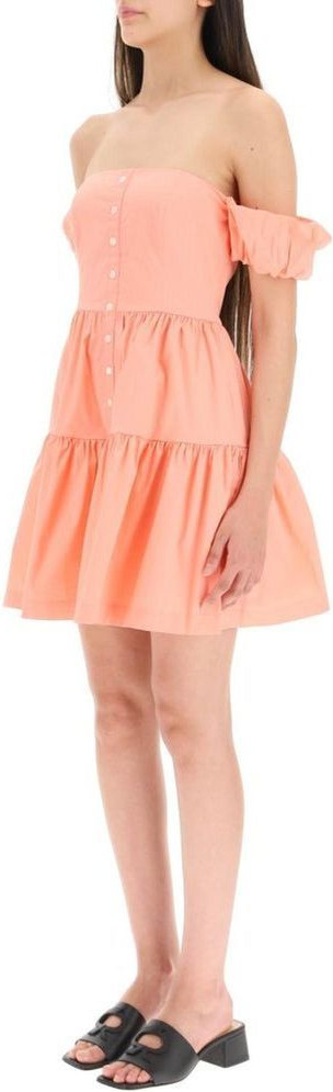 Staud Elio Cotton Mini Dress