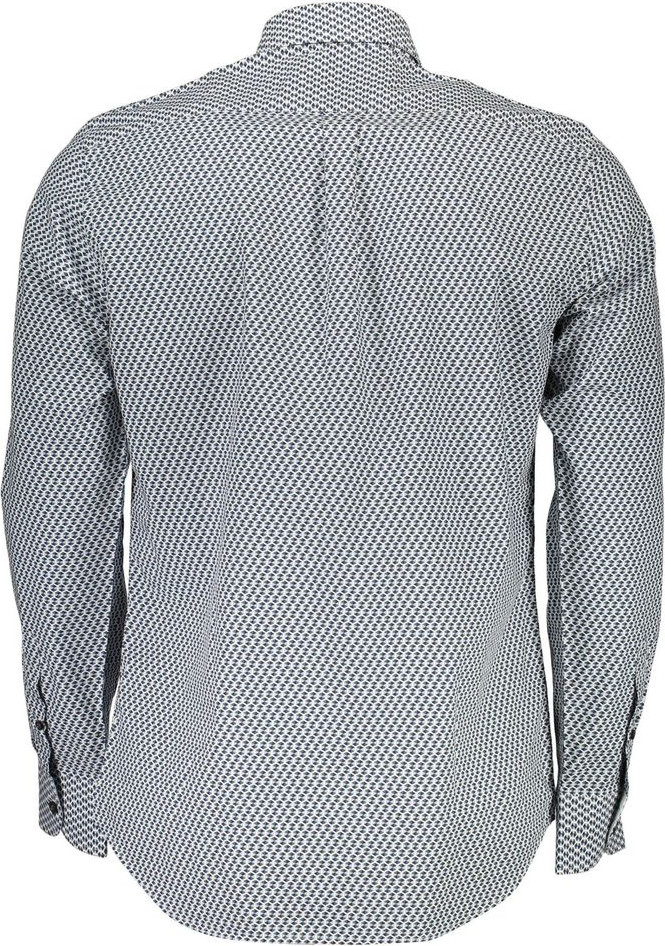 Blaues Baumwoll Hemd gemustert Harmont & Blaine