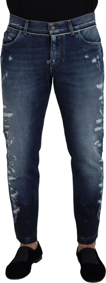 Blue Cotton Jeans Denim