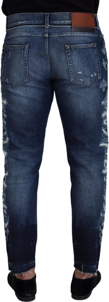 Blaue Baumwolljeans Denim