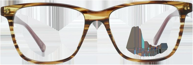 Braune Kunststoff-Brillenfassung Ted Baker