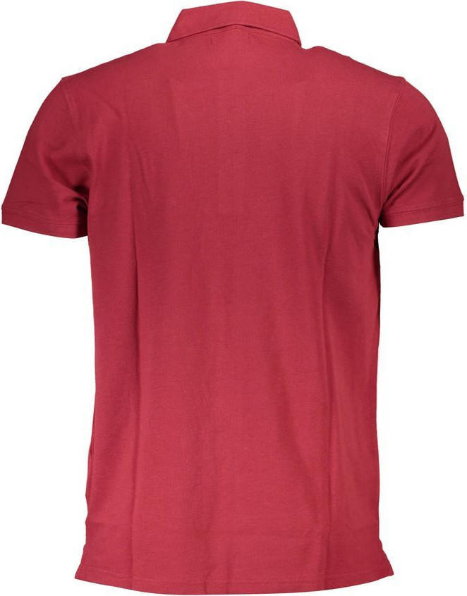 Red Cotton Polo Shirt