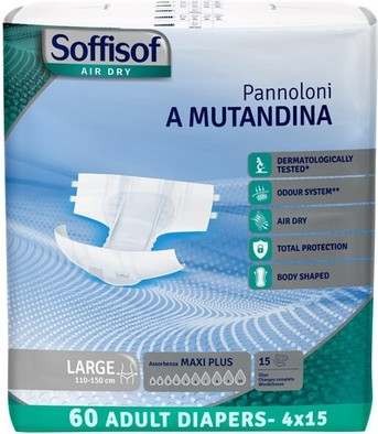 Soffisof Air Dry Windeln für Erwachsene Maxi Plus