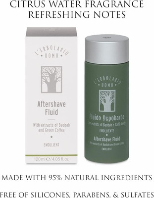 Aftershave Fluid L'Erbolario Baobab und Grüner Kaffee