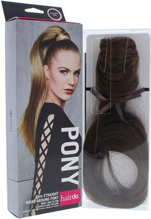 Straight Wrap Around Pony Hairdo