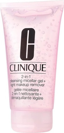Cleansing Micellar Gel + Facial Makeup Remover Clinique
