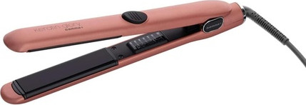 Hair Straightener Gamma Glory Plate Gold Rose Professional Hair Straightener for Keratin Treatments Shiny Hair 6 Heat Levels Automatic Shutdown Golden Rose