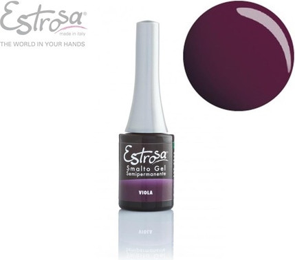 Semi-Permanent Nail Gel Polish Estrosa 7068 Purple