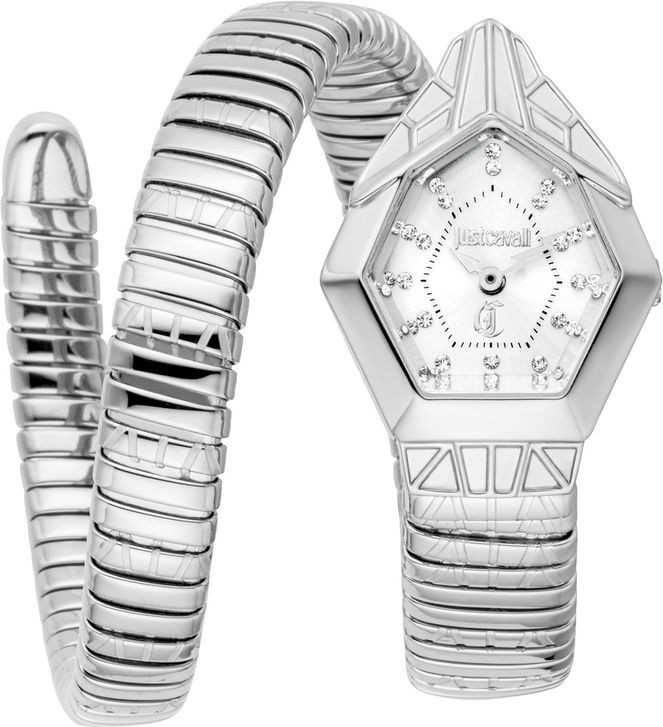 Gray Stainless Steel Dress Watch Just Cavalli