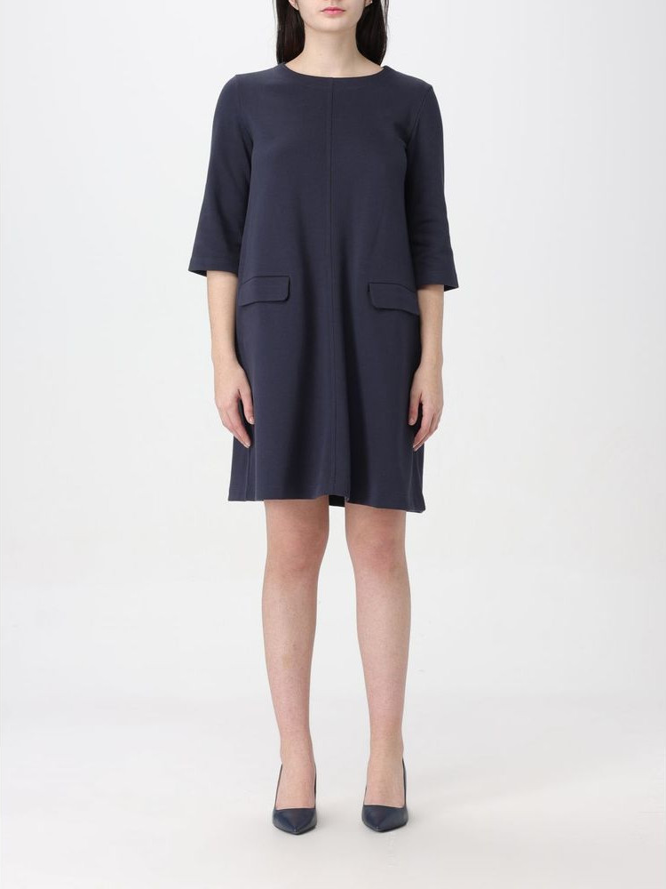 Blue Cotton Casual Dress Max Mara
