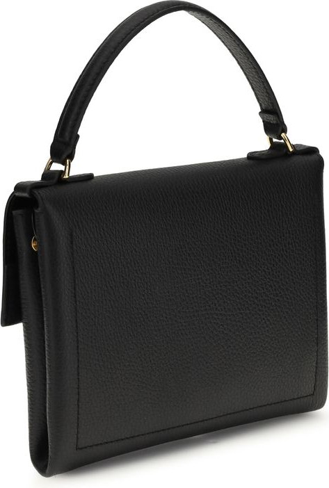 Black Calf Leather Bos Taurus Clutch Bag