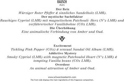 Eau de Parfum Schwarzlose Rausch