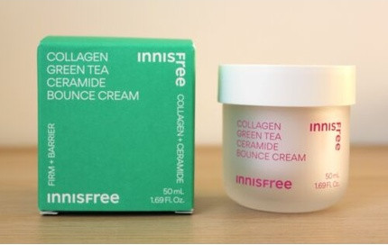 Innisfree Collagen Green Tea Ceramide Bounce Cream