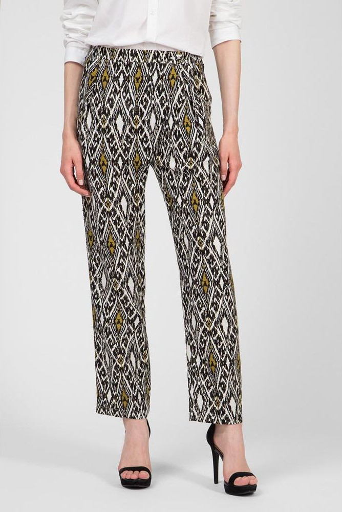 Patrizia Pepe Multicolor Flax Casual Pants