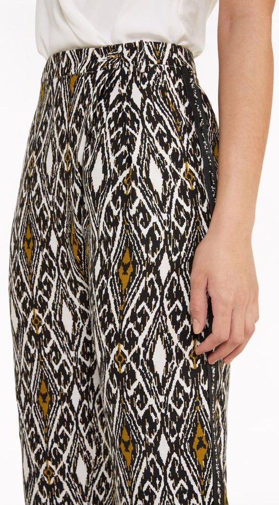 Patrizia Pepe Multicolor Flax Casual Pants