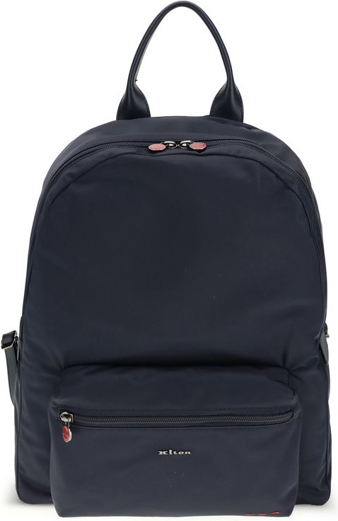Blue Fabric Backpack