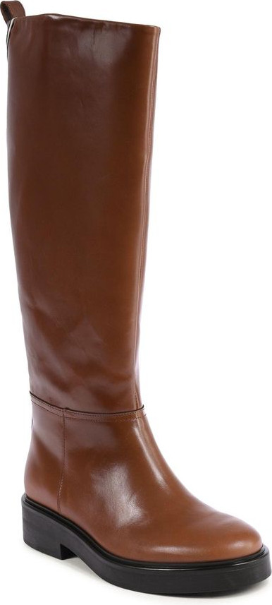 Braune Leder-Stiefeletten von Tommy Hilfiger