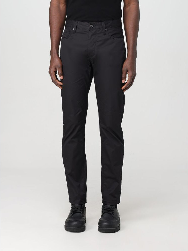 Armani Emporio Schwarze Baumwoll-Freizeithose