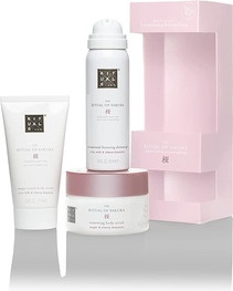 The Ritual of Sakura Foaming Shower Gel Body Scrub and Body Cream Rituals
