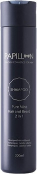 Papillon Champo Pure Mint Шампунь для волос и бороды