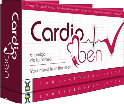 Nutricosmetics - Tegor Cardioben 60 Caps