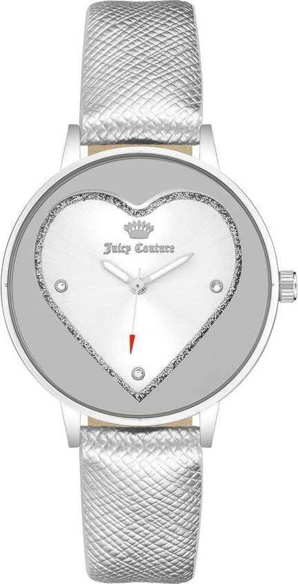 Silver Plastic Dress Watch Juicy Couture