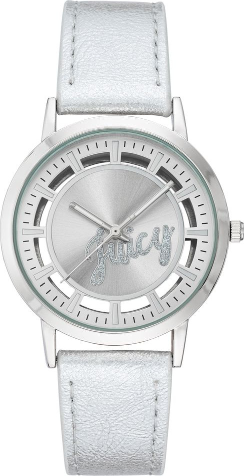 Silver Plastic Dress Watch Juicy Couture