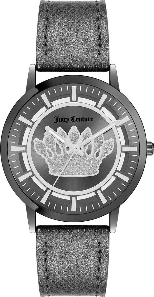 Juicy Couture Gray Plastic Dress Watch