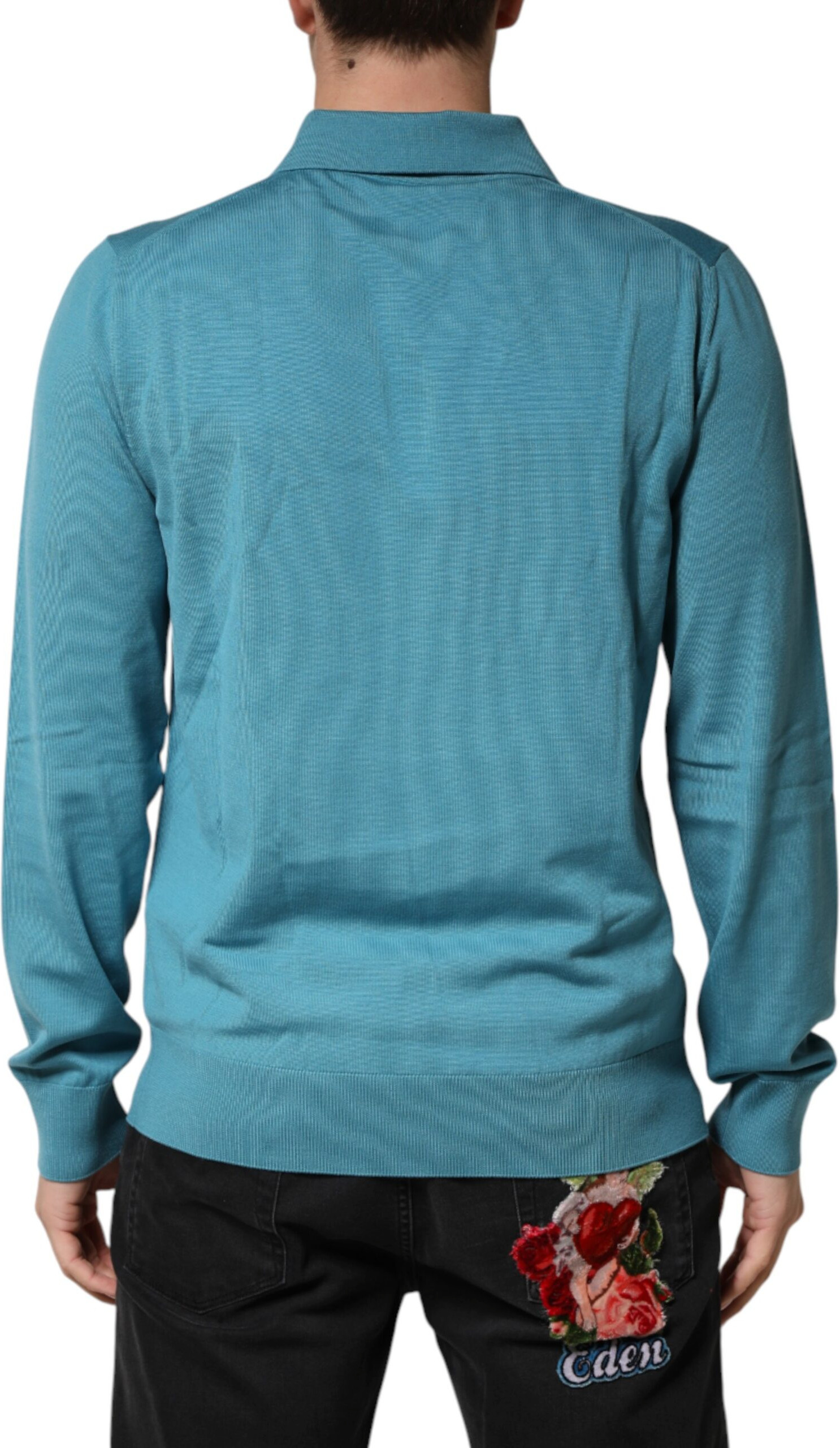 Dolce & Gabbana Long sleeve polo sweater