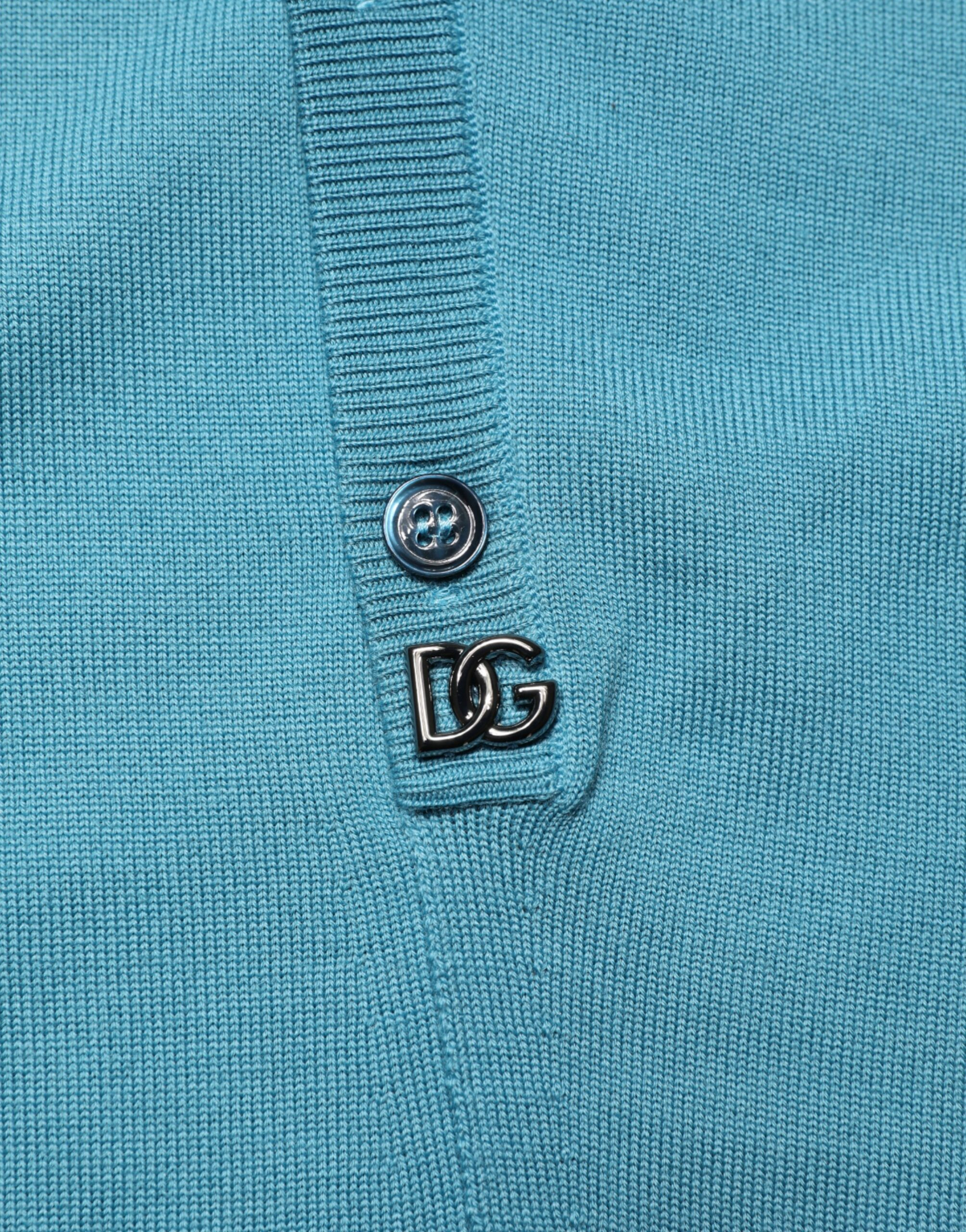 Dolce & Gabbana Long sleeve polo sweater