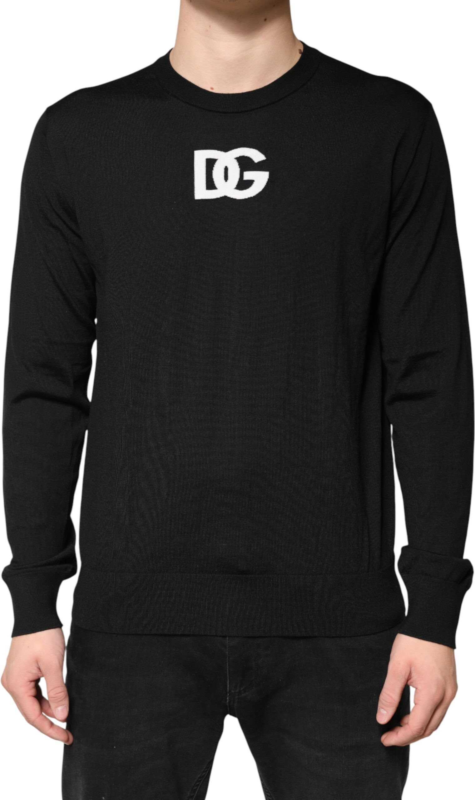 Dolce & Gabbana Crew Neck Pullover Sweater