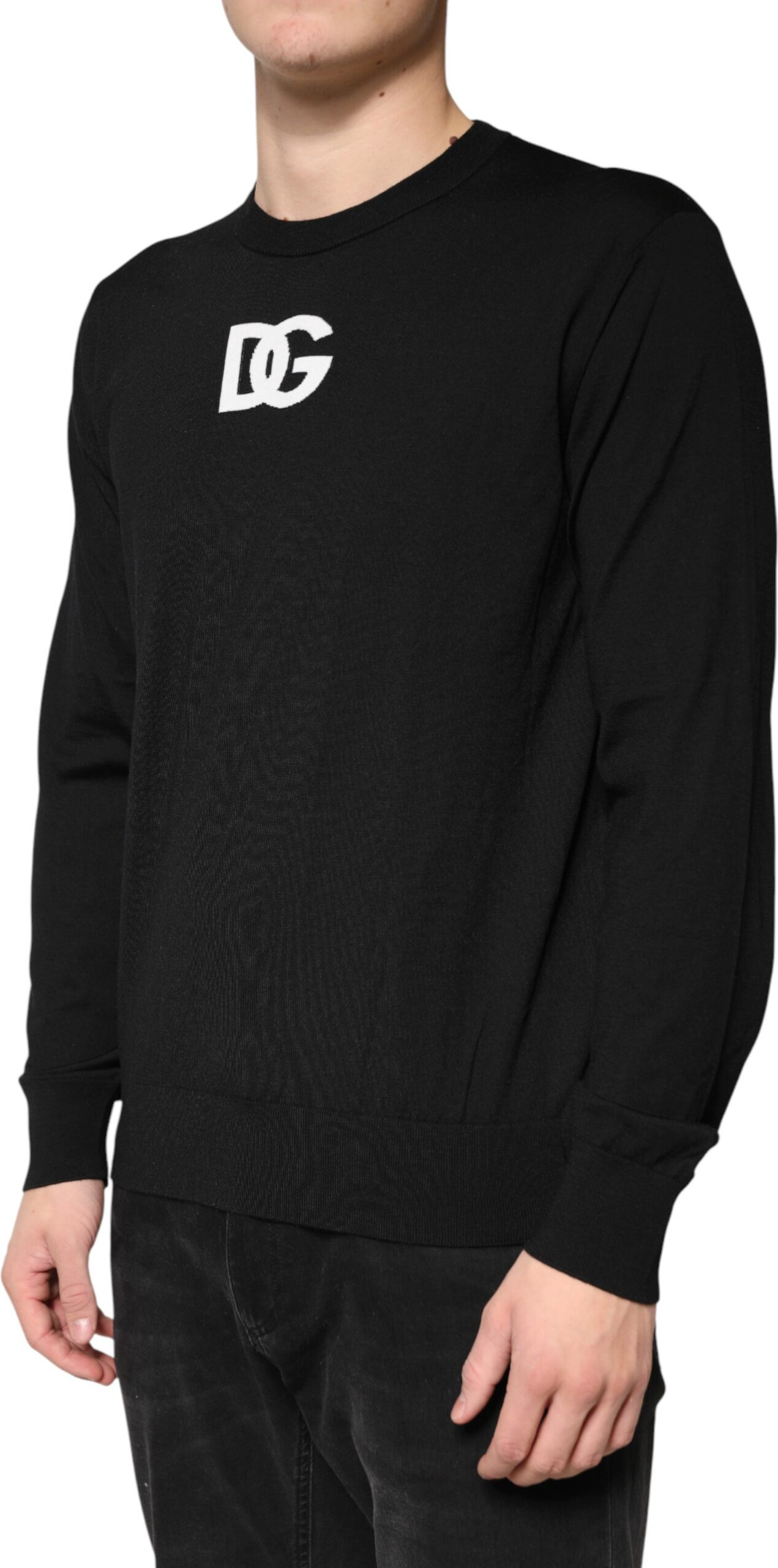 Dolce & Gabbana Crew Neck Pullover Sweater