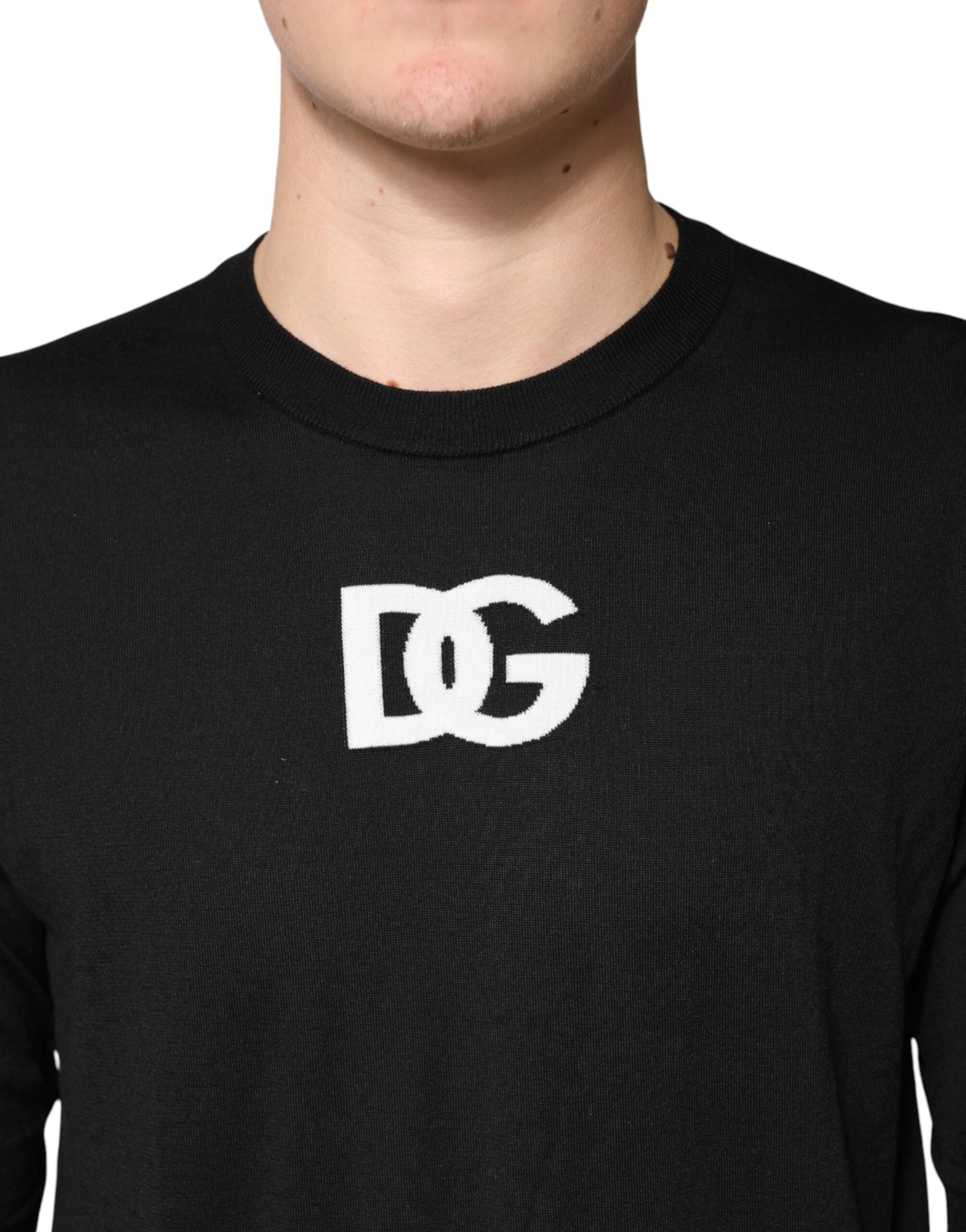Dolce & Gabbana Crew Neck Pullover Sweater