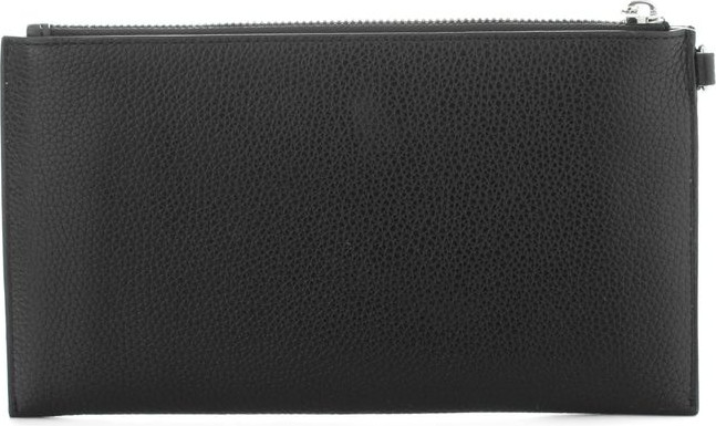 Brown Leather Clutch Bag Michael Kors