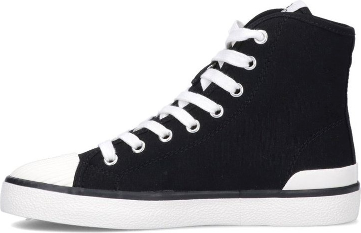 Black Canvas High Top Sneakers by Isabel Marant