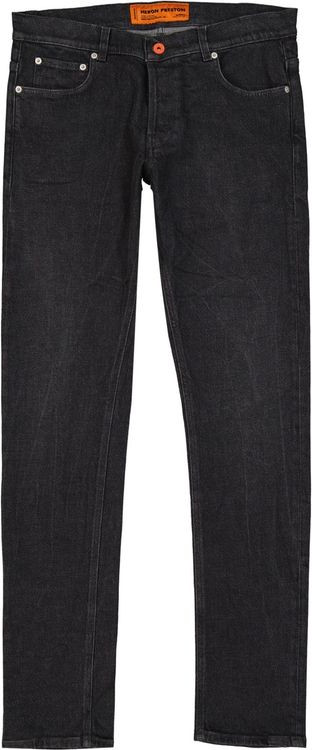 Heron Preston Black Cotton Slim Fit Jeans