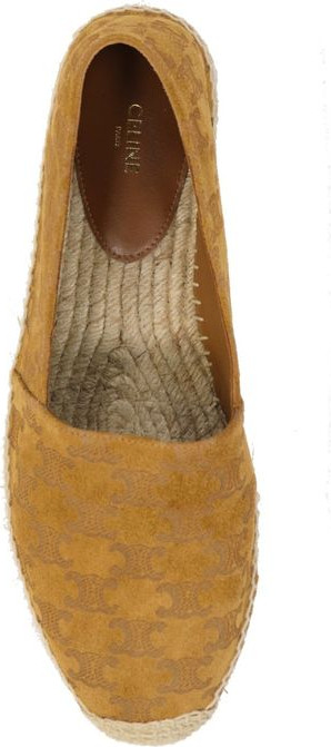 Brown Calfskin Espadrilles CELINE