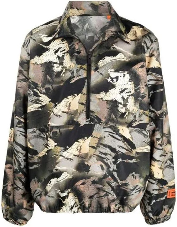 Bicolor Polyamide Shell Jacket Heron Preston