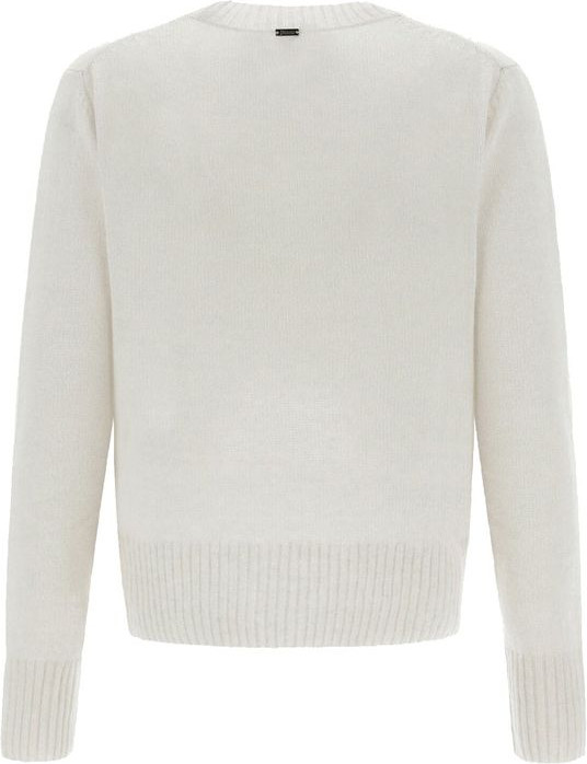 Weißer Kaschmirpullover Herno