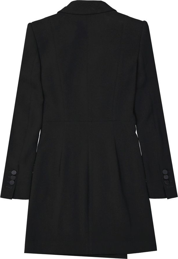 Черное коктейльное платье из вискозы Dsquared2