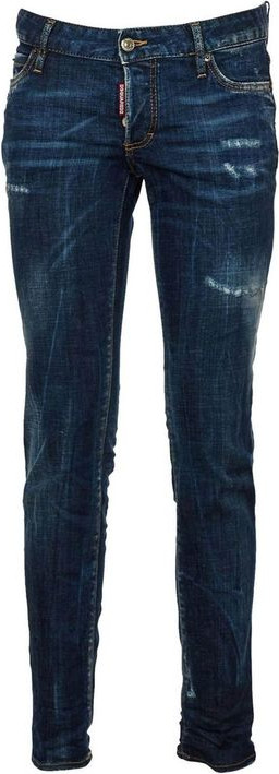 Blaue Baumwoll Slim Fit Jeans Dsquared2