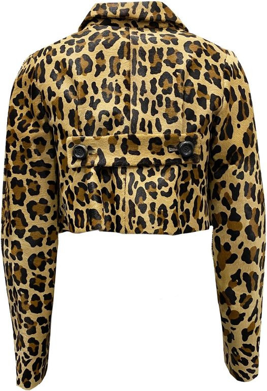 Brown Calfskin Coat Dsquared2