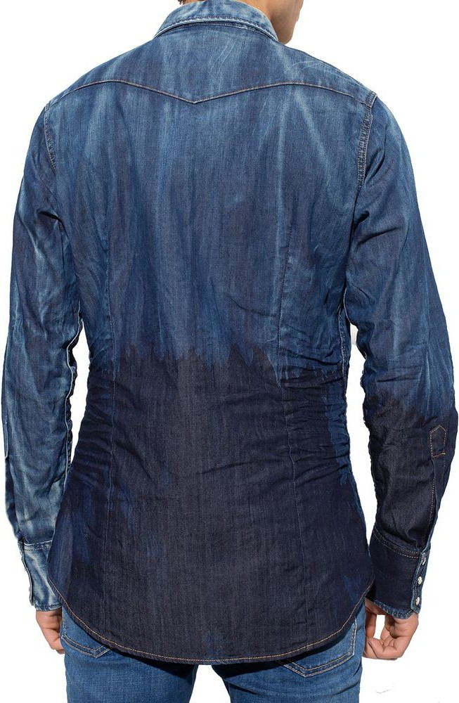 Blue Denim Shirt Dsquared2