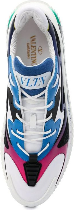 Белые спортивные кроссовки Valentino Garavani из ткани