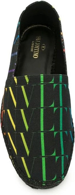 Espadrilles Valentino Garavani Qora Kanvas