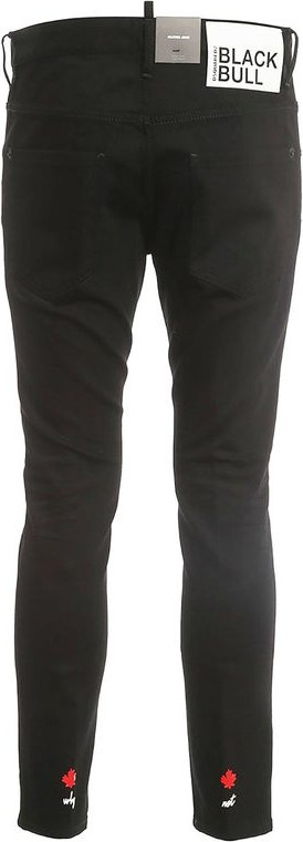 Schwarze Skinny Jeans Dsquared2