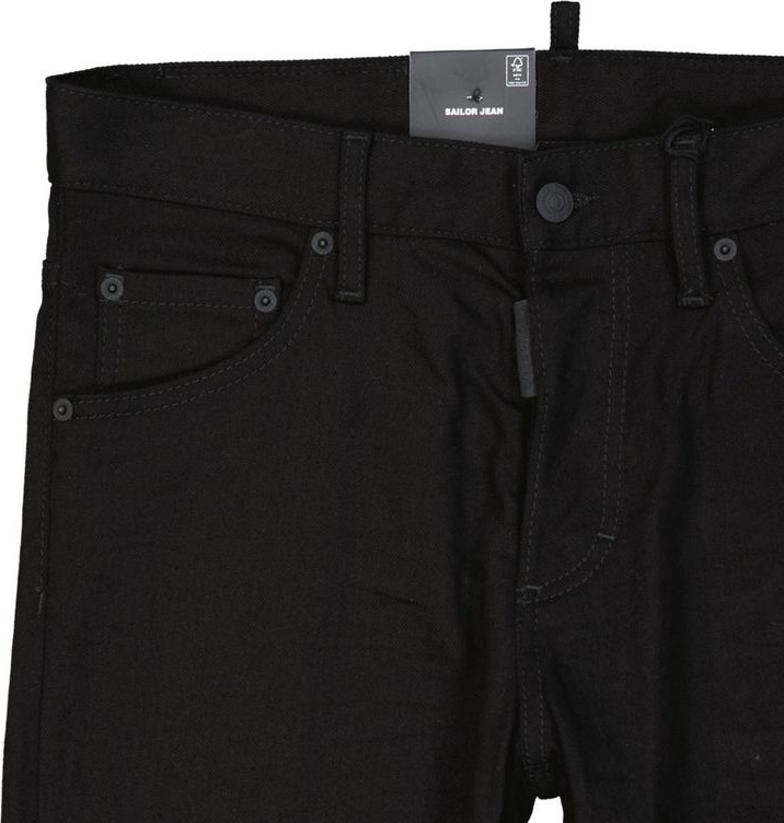 Dsquared2 Schwarze Baumwolljeans Denim